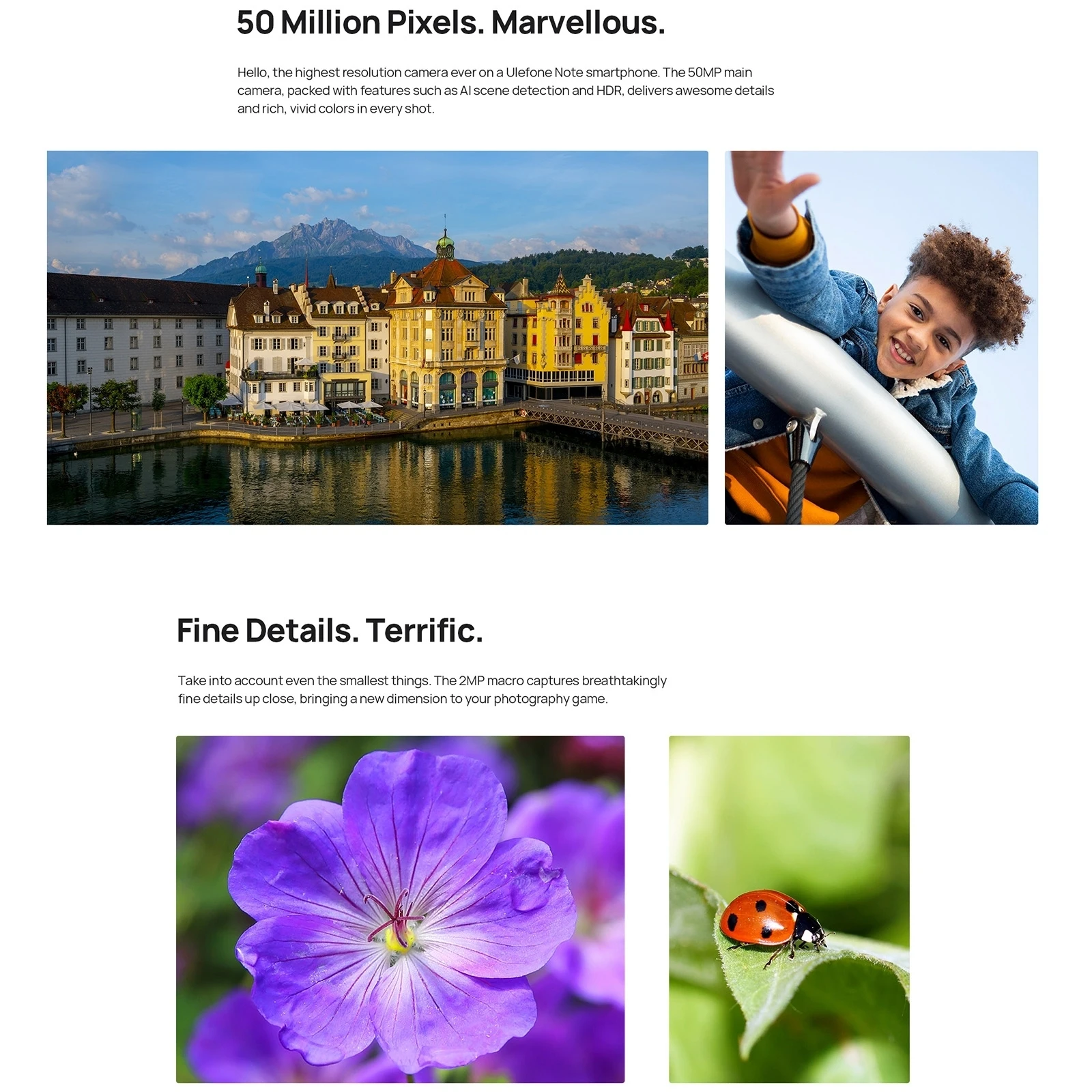 Ulefone Note 16 Pro 8 ГБ + 256 4400 мАч 6 52 дюйма Android 13 Unisoc T606 двойная задняя камера OTG телефон