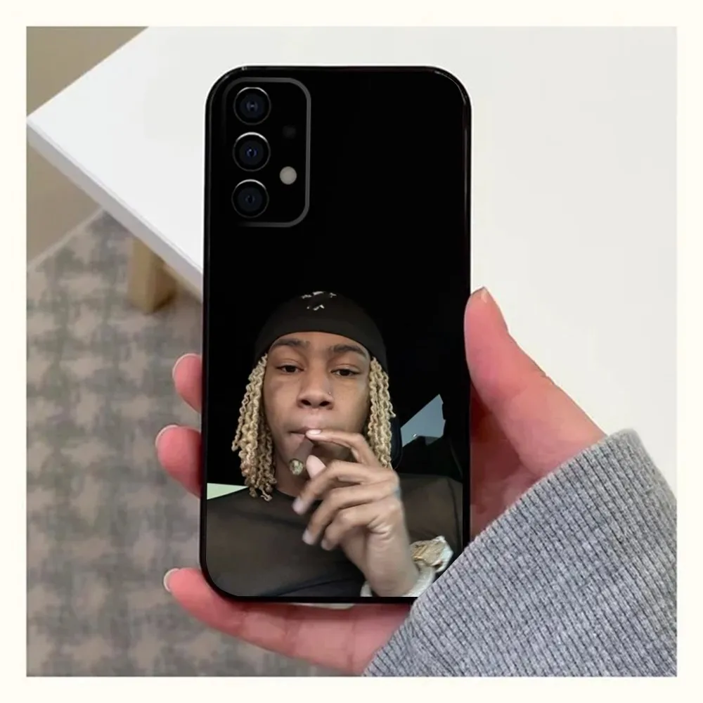 Чехол для телефона Rapper R-Rich Amiri Samsung Galaxy A13 A21s A22 A31 A32 A52 A53 A71 A80 A91 Мягкий черный чехол