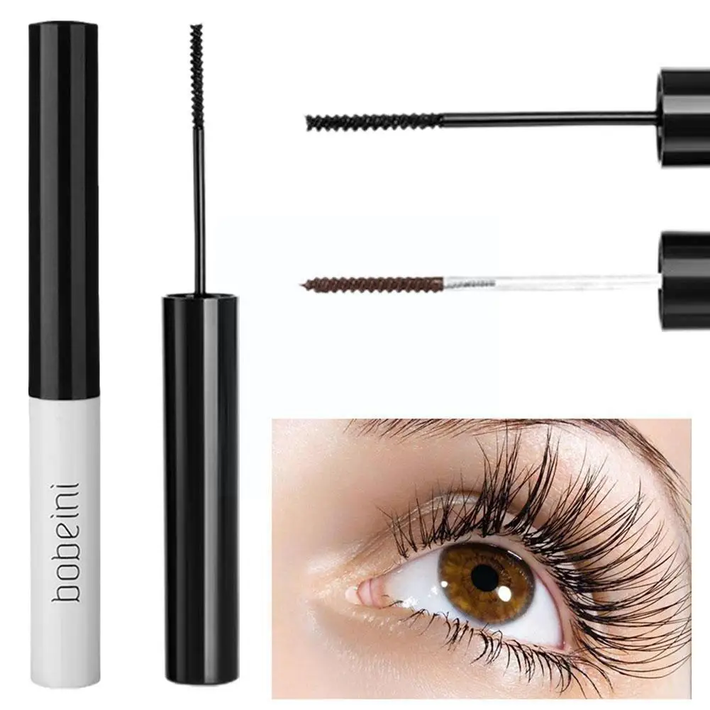 

New Ultra-fine Mascara Natural Curling Thick Lengthening Non-smudge Waterproof Mascara Eyelash Makeup Cosmetics Curl Mascar E2O6