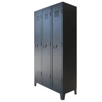 locker locking large storage office cabinet metal cabinets home school metal industrial style 35 4x17 7x70 9