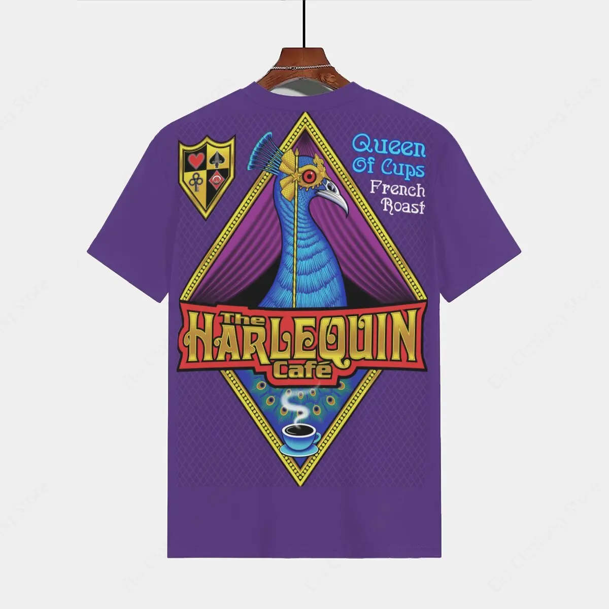 Harlequin Cafe logo T-shirts men women casual t-shirts unisex streetwear