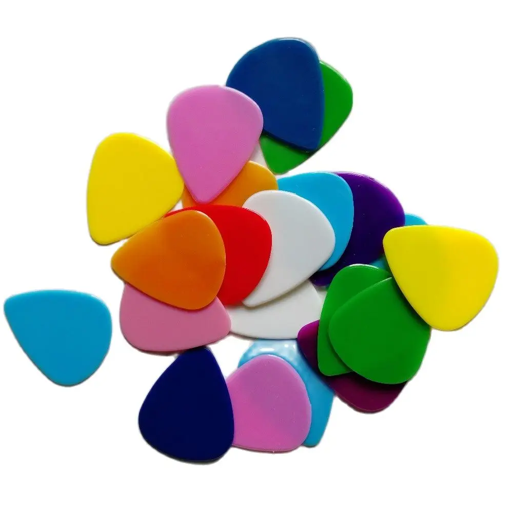 

Mixing color nylon plastic guitar picks 071mm 100pcs 1000pcs