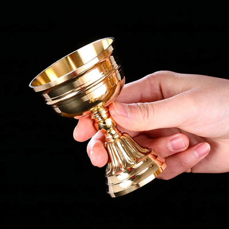 Латунный буддистский подсвечник