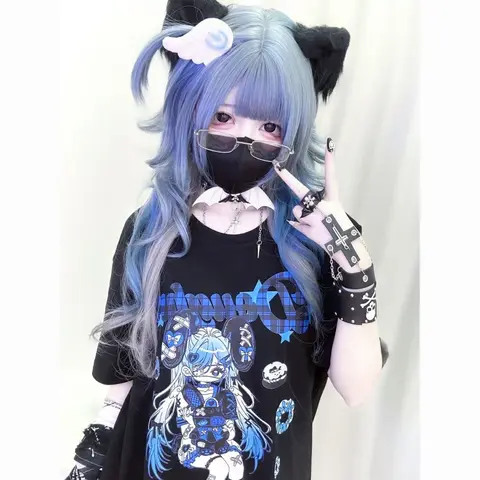 Neploe Earth Bud Хлопковая рубашка с короткими рукавами Ropa Mujer в японском стиле Fairycore Punk Уличная одежда Топ Персонализированная рубашка с круглым вырезом