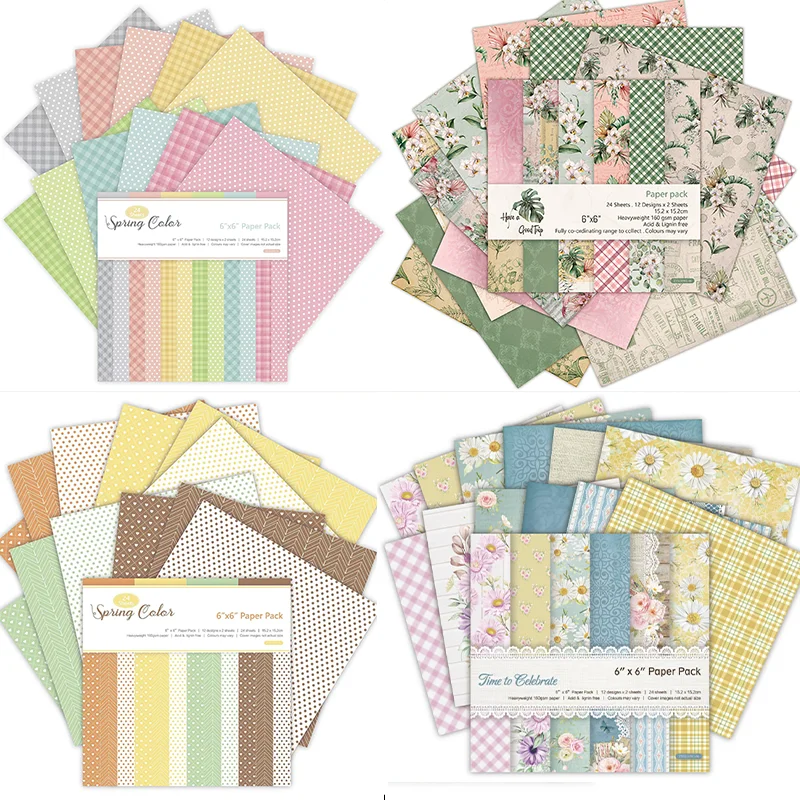 

12Pcs Colorful Handbook Material Decoration Paper Art Background Decorative Journal Planner DIY Handmade Aesthetic Craft Texture