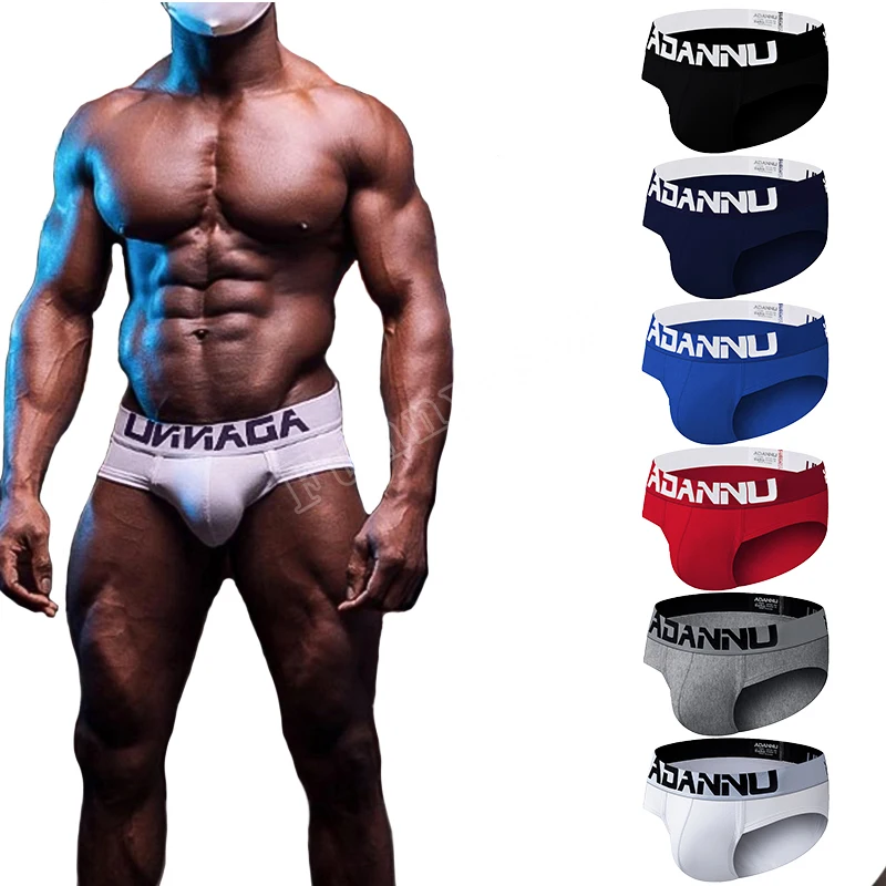 ADANNU Brand male underwear men briefs modal breathable comfortable underpants slip homme ropa interior hombre men briefs sexy