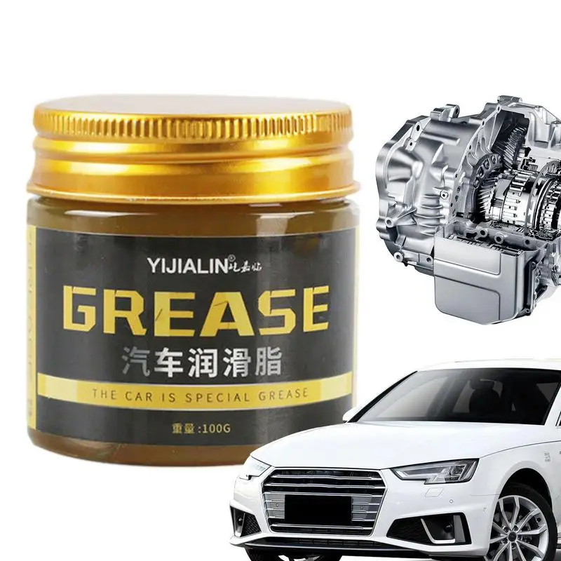 

100g Yellow Synthetic Grease High Temperature Lubricant Waterproof Lubricant For Automotive Bearings Gears And Metal Surfaces