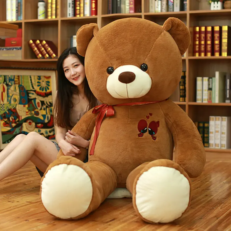 60-100CM Large Teddy Bear Plush Toy Lovely Giant Bear Huge Stuffed Soft Animal Dolls Kids Toy Birthday Gift For Girlfriend Lover images - 6
