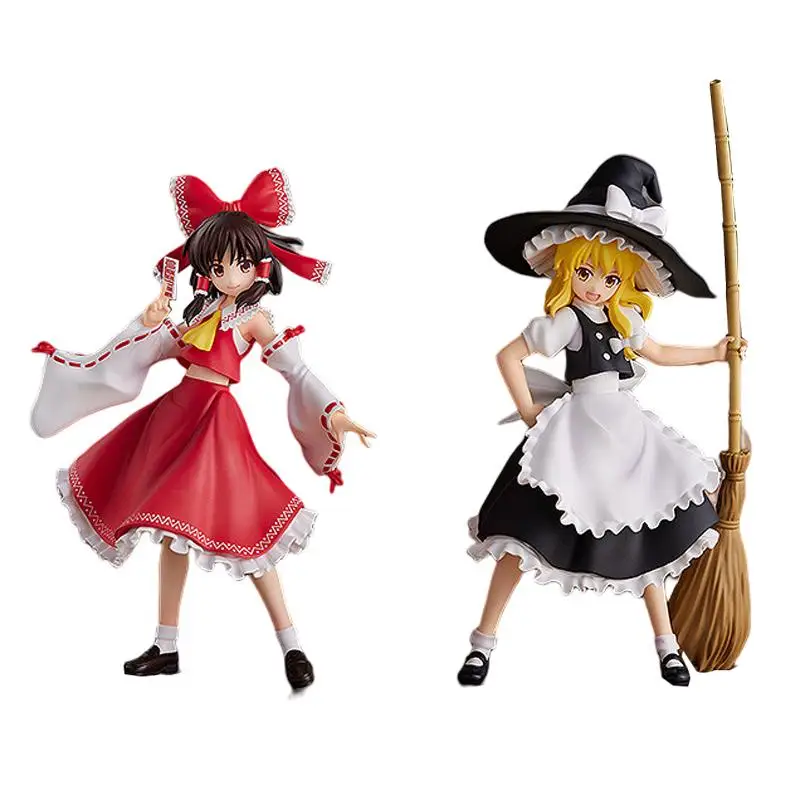 

Проект Touhou Hakurei Reimu Kirisame Marisa, Коллекция игр по периметру, модель 17 см, аниме, фигурка, игрушка, настольное украшение, фотография
