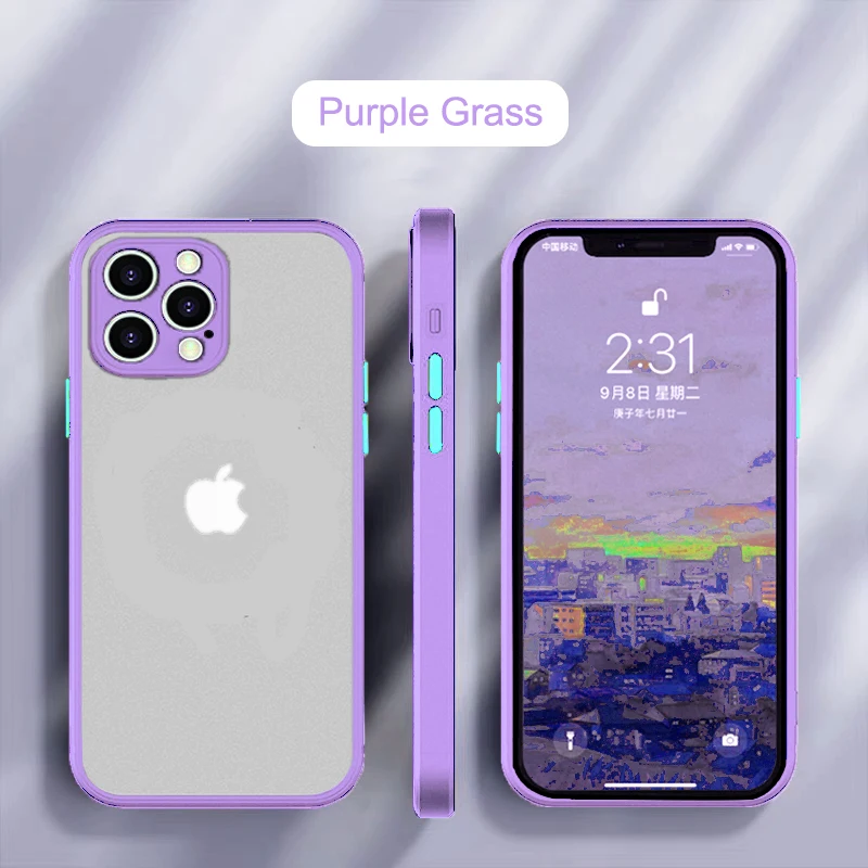 

ASTUBIA Square Matte Case for iPhone 11 12 13 Pro Max Mini XS Max XR X 8 7 Plus Clear Shockproof Hard PC Lens Protection Cover