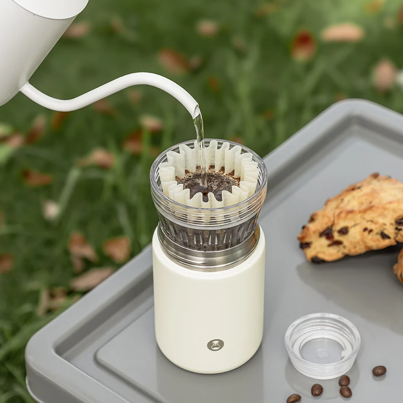 Портативная Прозрачная Кофеварка Timemore 300 Мл Кофейная Чашка 2-в-1 С Бумажным