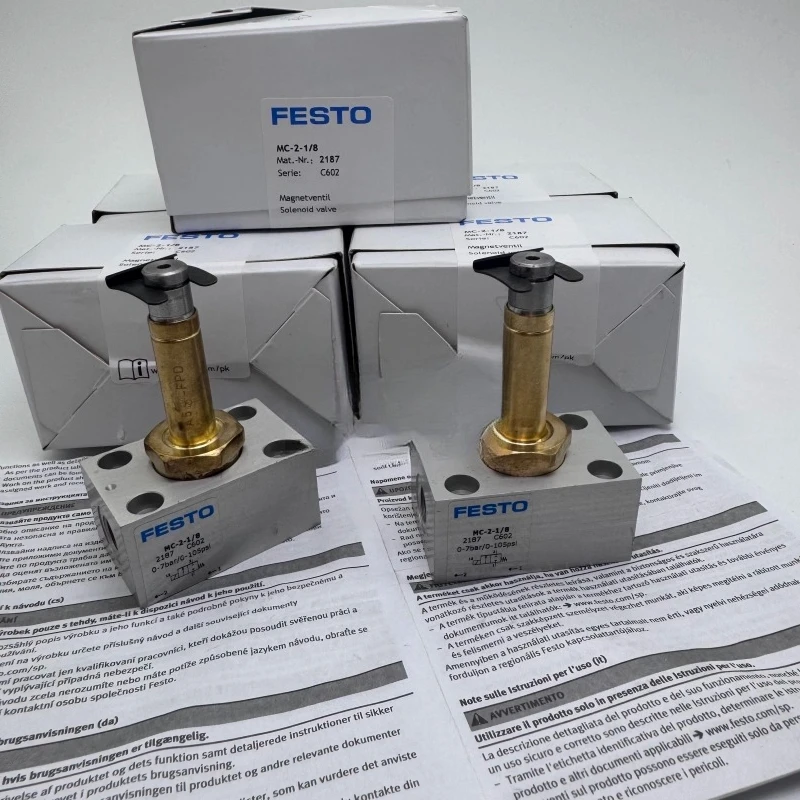 Фото Детали для электромагнитного клапана FESTO MFH/MCH/MOFH/MOCH-2-3-M5-1/8 MC- 2-1/8 4450 №2