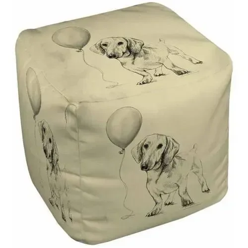 

Pouf, 18" x 18" x 18"