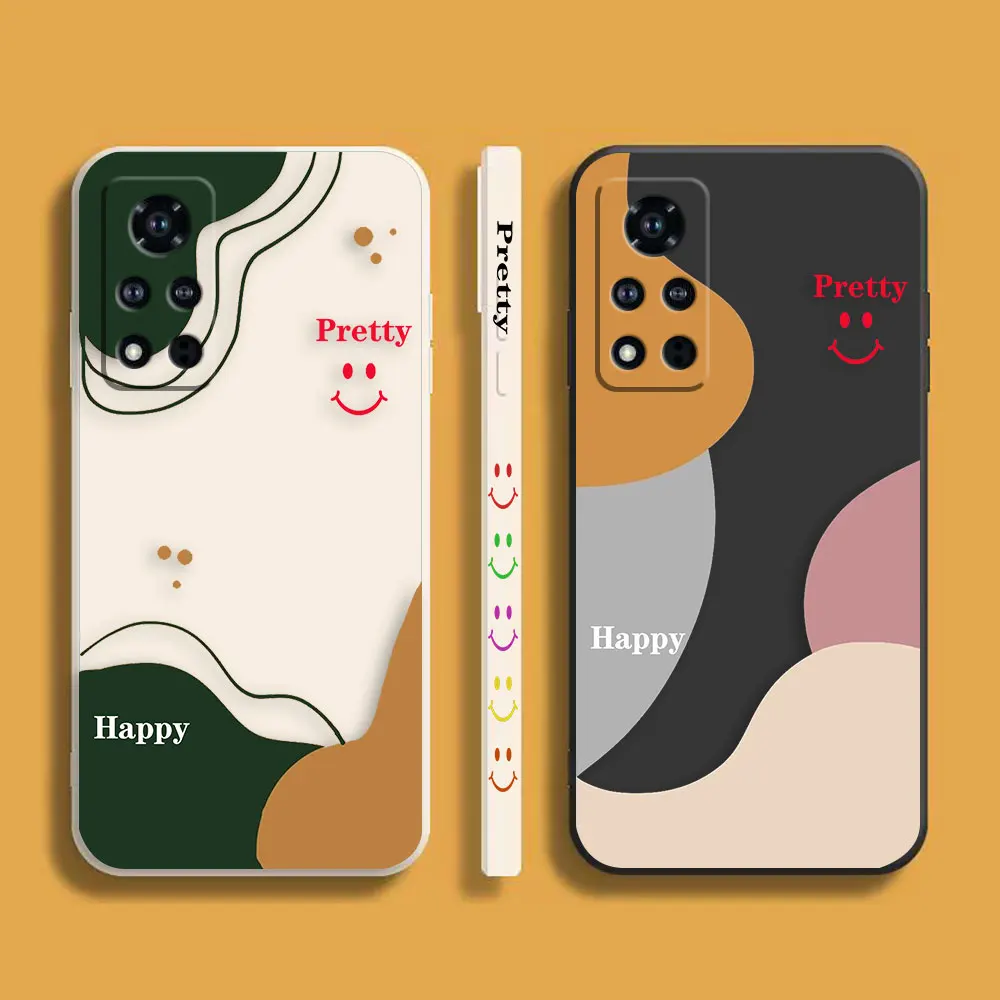 

Pretty Smile Phone Case For Honor MAGIC 3 4 5 Note 10 V10 V20 V30 V40 X10 X20 X30 X40 X40I PLAT 5 5T 6T PRO MAX 5G Case Funda