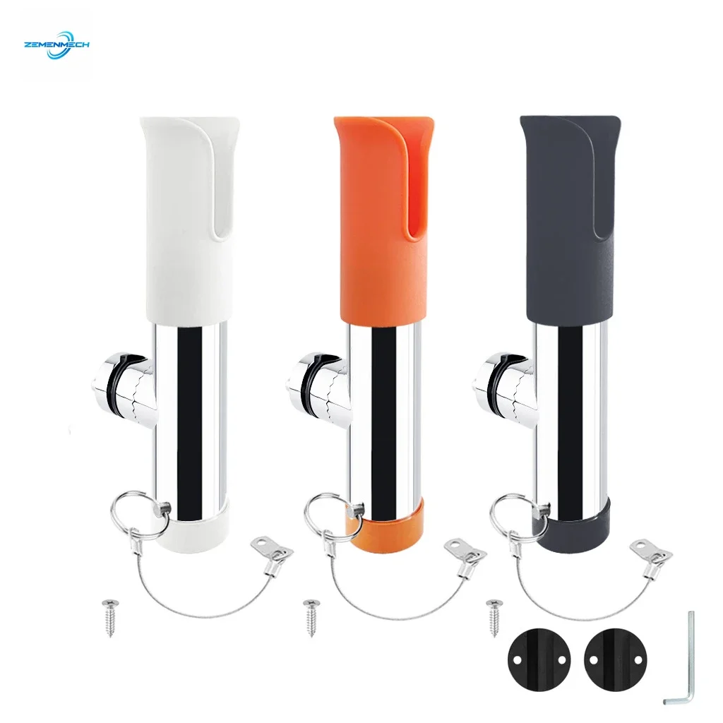 С быстроразъемным регулируемым креплением на рельсы держатели для удочек стойка