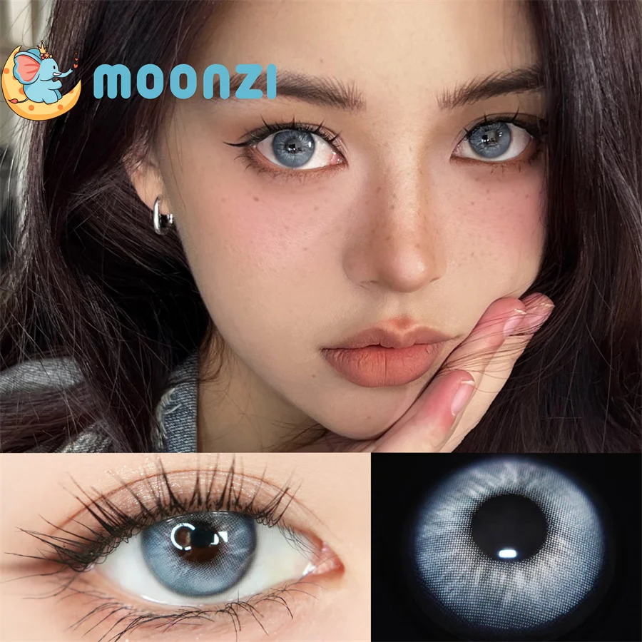 

Taylor Blue-gray Eye Lens Small Beauty Pupil Myopia Lenses Color Contact Lenses for Eyes Lenses With Diopters Prescription
