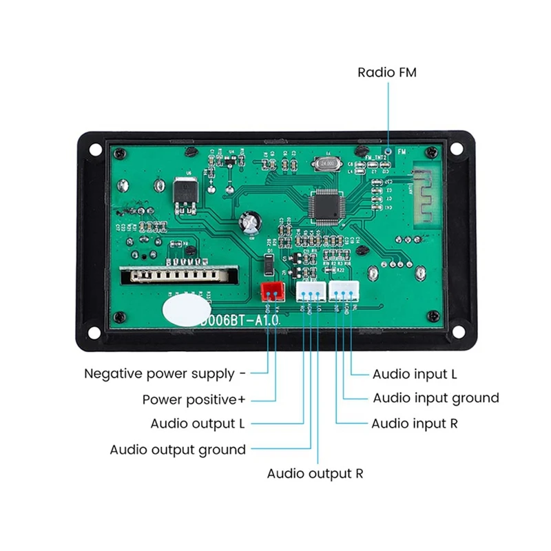 Плата декодера MP3 аудиоцап USB-плеер WMA WAV FLAC APE HiFi декодирование без потерь с