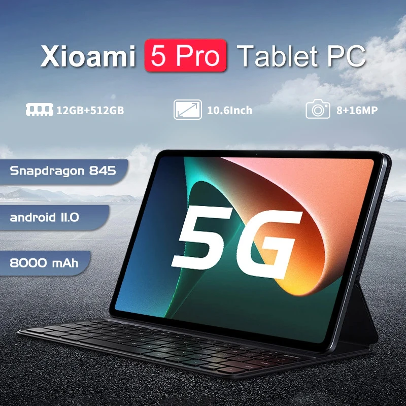

Оригинальный планшетофон с поддержкой разрешения HD, 4K, Mi Pad 5 Pro, 8800 мАч, планшет с процессором Snapdragon 845, Android, планшетные ПК, телефон с двумя SIM-картами или Wi-Fi