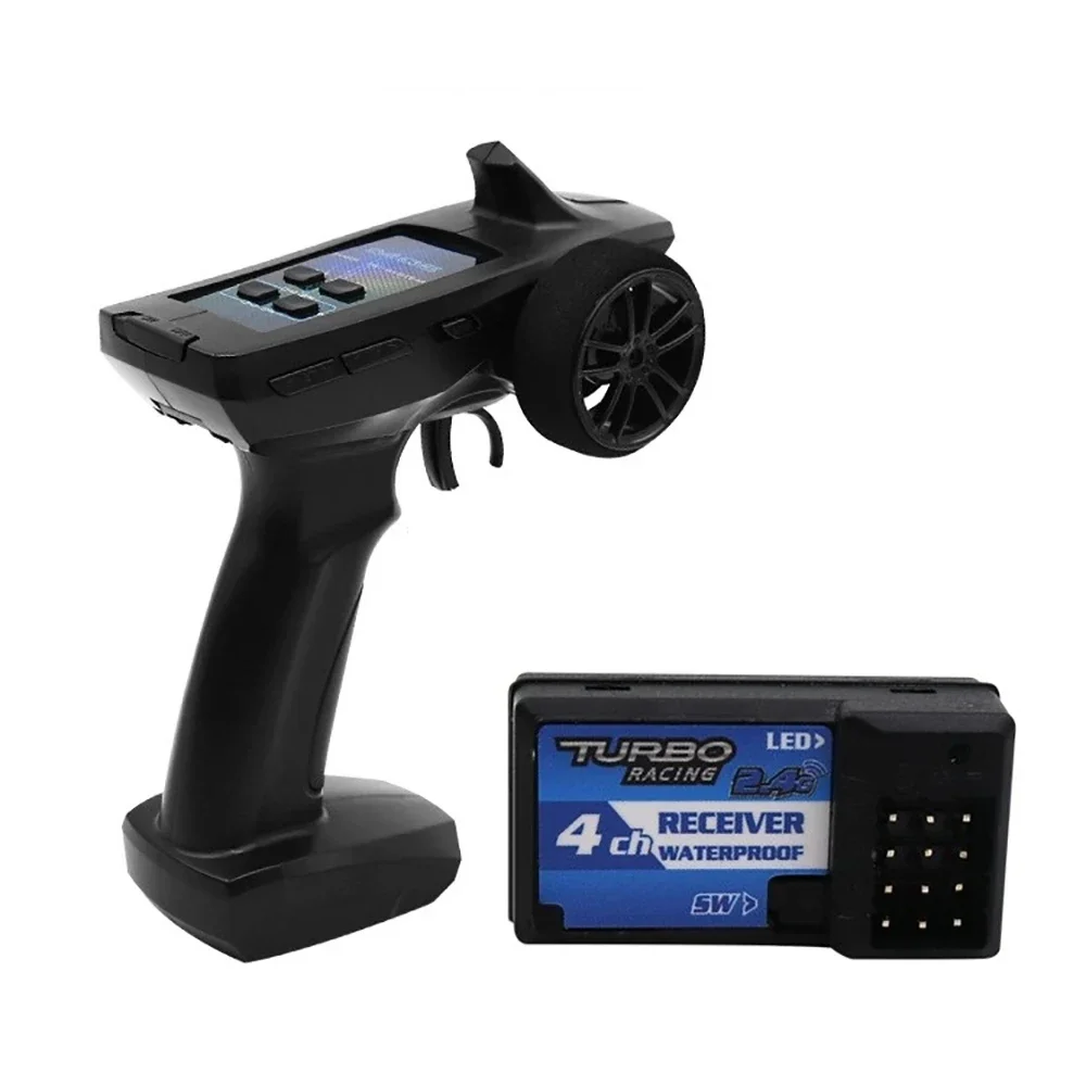

NEW Cost-effective TURBO 2.4GHz 91805G 4CH Radio Transmitter Controller Remote Control Receiver for RC Drone Car Boat