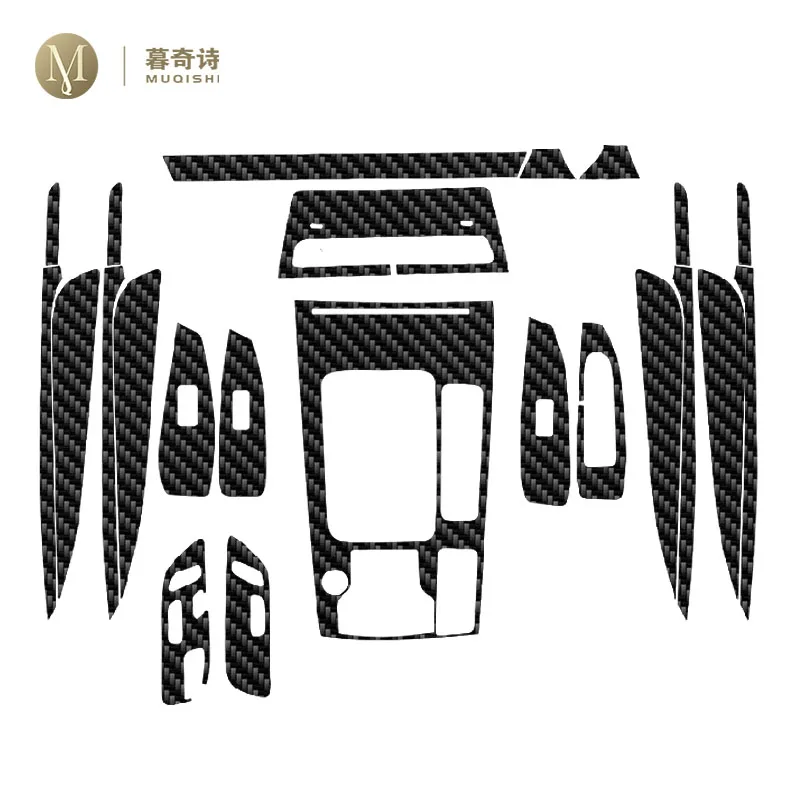 

Пленка из углеродного волокна PET 5D для Mazda 6 Atenza 2020-2023, внутренняя центральная консоль автомобиля, устойчивая к царапинам, пленка, аксессуары, установка PPF