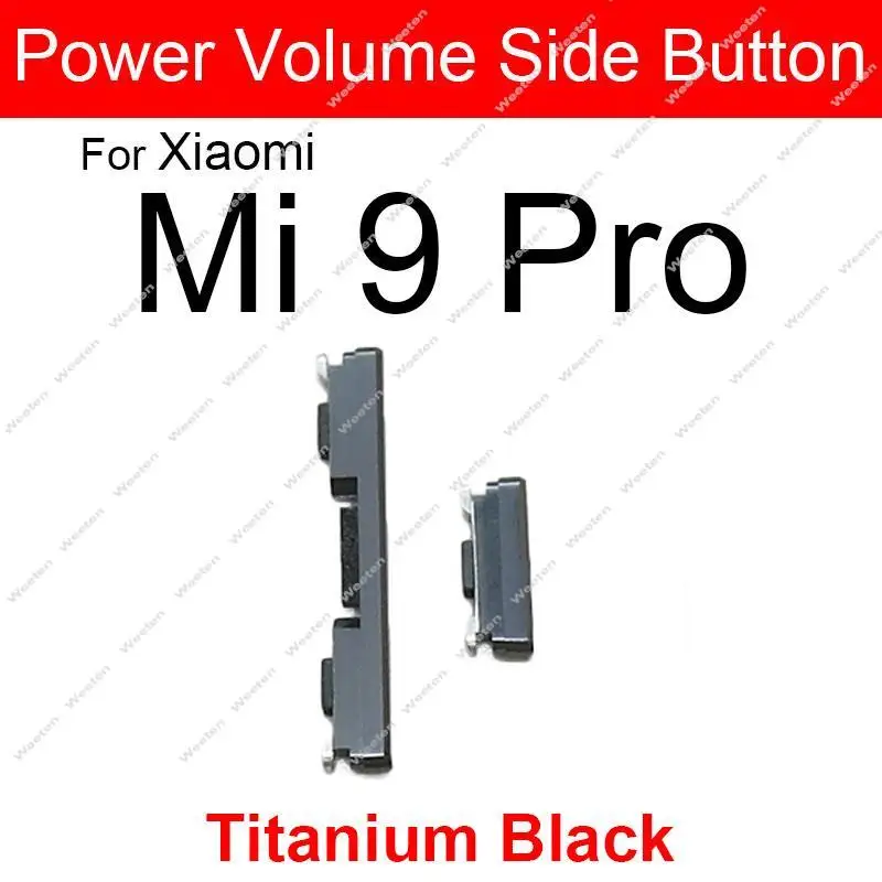 Боковая кнопка громкости для Xiaomi Mi 9 Pro 9SE CC9 CC9e 9T A3 регулятор и боковой выключатель
