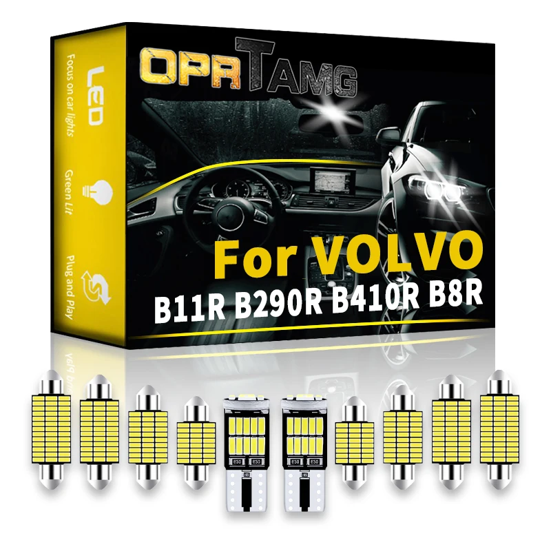 

OPRTAMG Canbus For Volvo B11R B290R B410R B8R 1994-2010 2011 2012 2014-2022 Vehicle LED Interior Dome Trunk License Plate Light