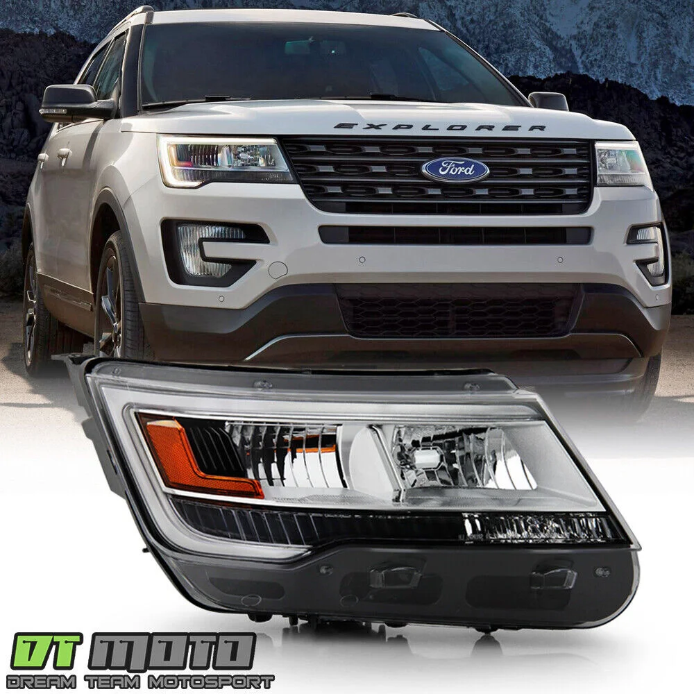 

Car Accessories Led Headlights 2016-2018 For Ford Explorer Limited/XLT/Platinum LED Headlight Headlamp Passenger