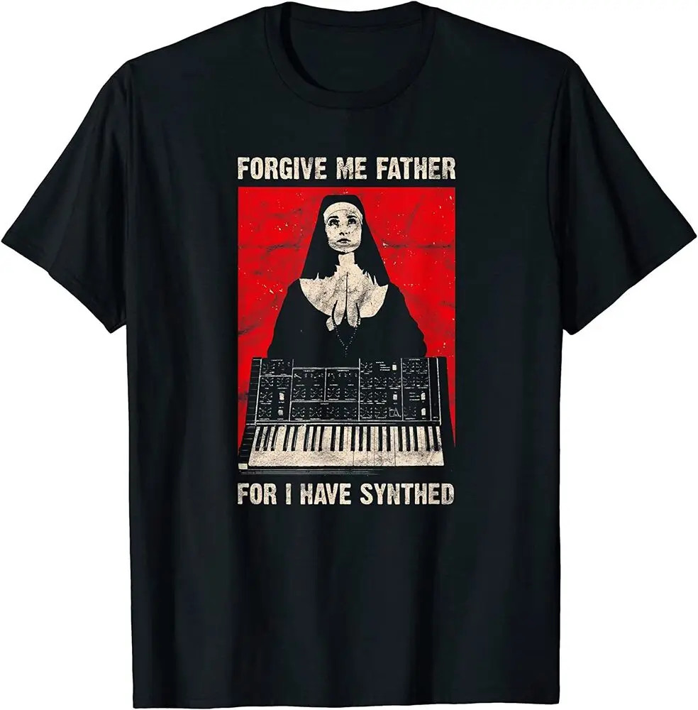 

New Synthesizer Vintage Analog Synth Retro Adsr Gear Vco Nun T-Shirt