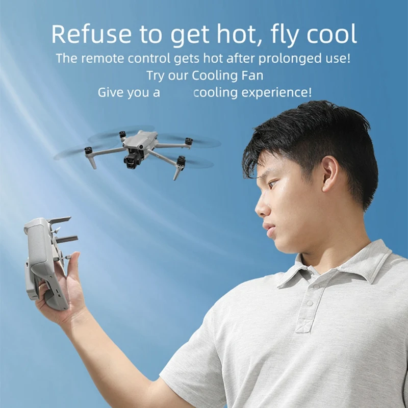 Охлаждающий вентилятор RC для дрона DJI Mini 3 Pro/ Air 2/N1/N2 радиатор дистанционного