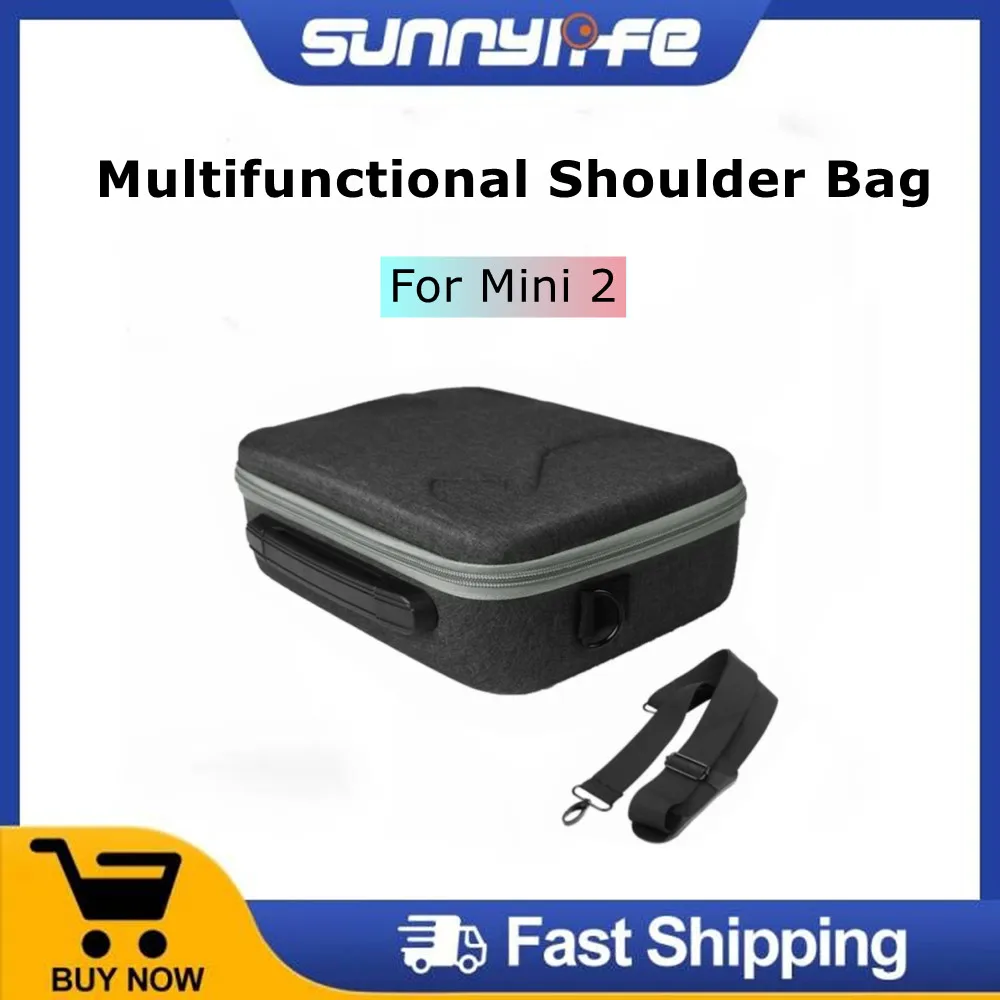

SunnyLife Carrying Case for DJI Mini 2 Mulity Functional Shoulder Bag for Mini 2 Drone Remote Controller Battery & Charging Hub