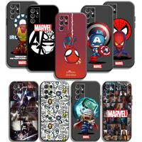marvel avengers phone cases for samsung galaxy a31 a32 a51 a71 a52 a72 4g 5g a11 a21s a20 a22 4g funda back cover carcasa coque