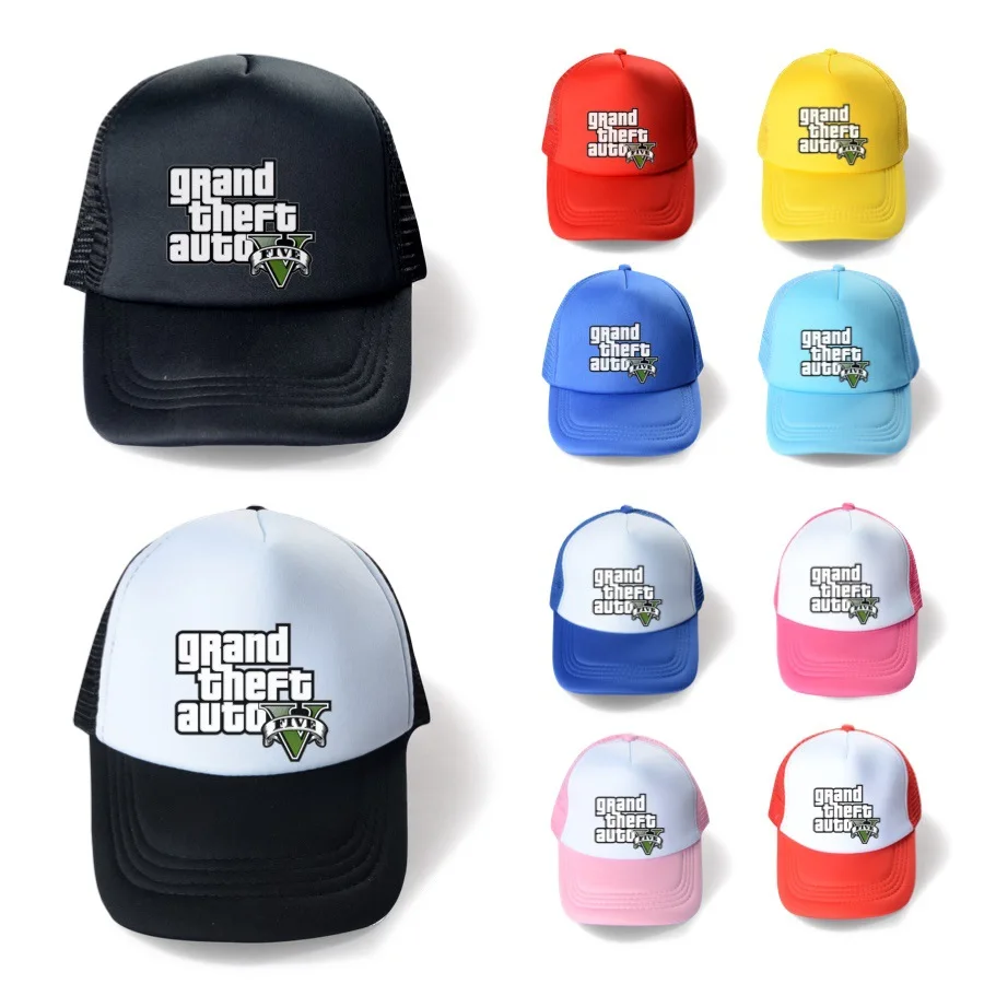 Детская бейсболка Grand Theft Auto Game Gta 5 для девочек и мальчиков шапки Солнцезащитная