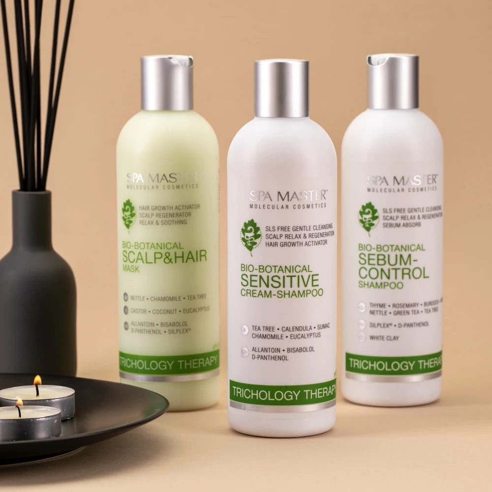 SPA MASTER шампунь для сухой и чувствительной кожи головы SENSITIVE CREAM-SHAMPOO безсульфатный