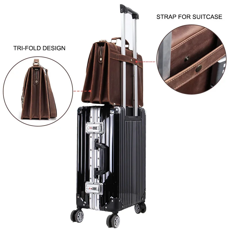 Роскошные дизайнерские сумки-мессенджеры Crazy Horse из коровьей кожи для мужчин