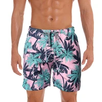 maple leaf beach shorts surf pants quick drying men casual shorts for men elastic waist daily casual shorts male 3xl