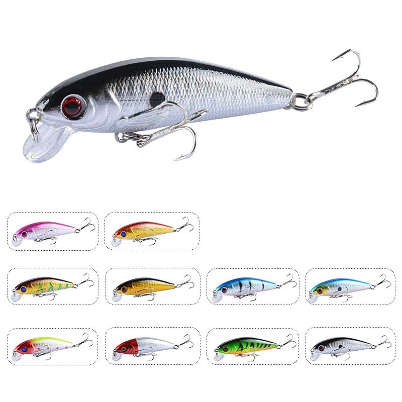 72 мм Искусственные мягкие рыболовные приманки 3D глаза Легкая подвеска