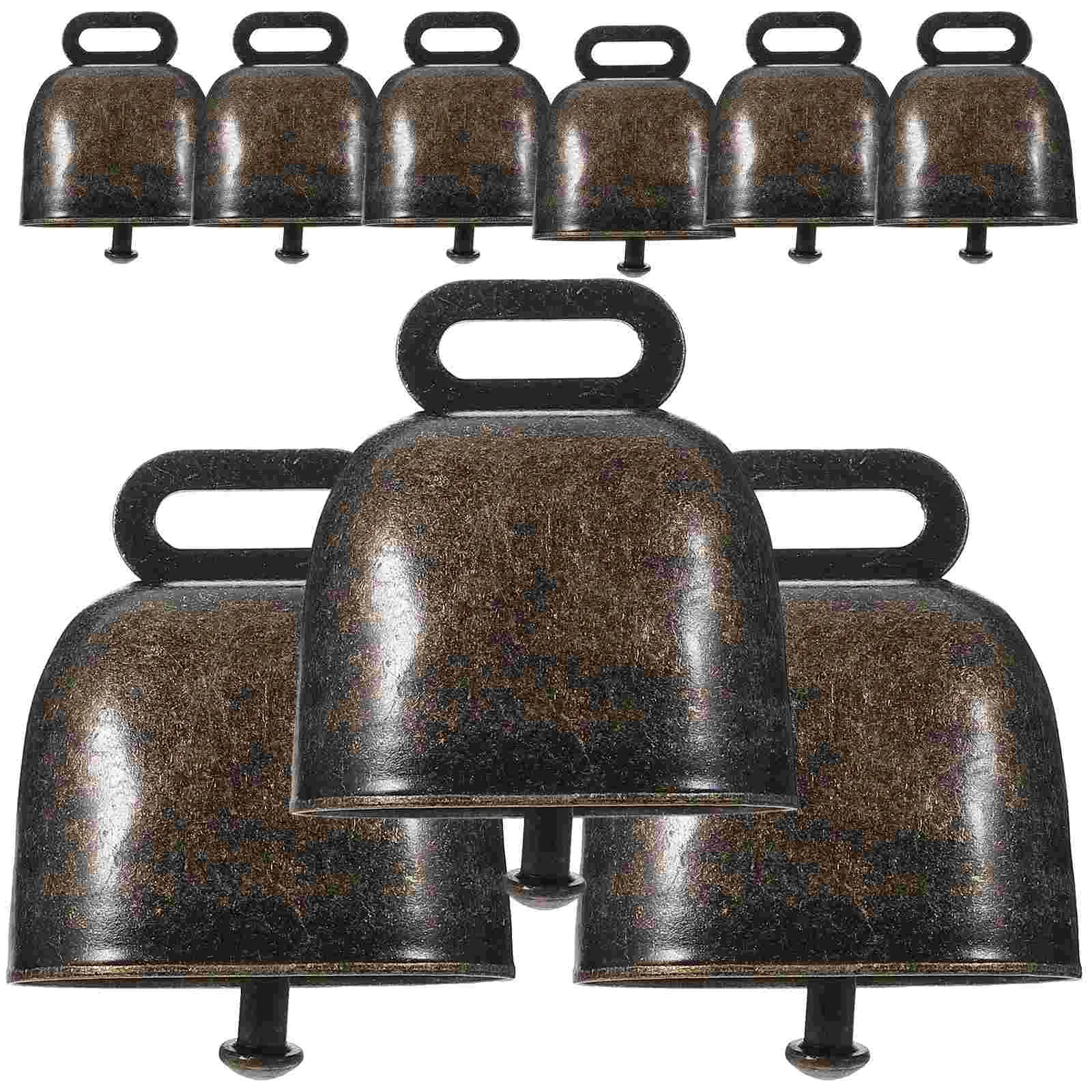 

12pcs Cattle Bells Livestock Hanging Bells Cow Bell Decorations Xmas Bell Ornaments Small cowbell