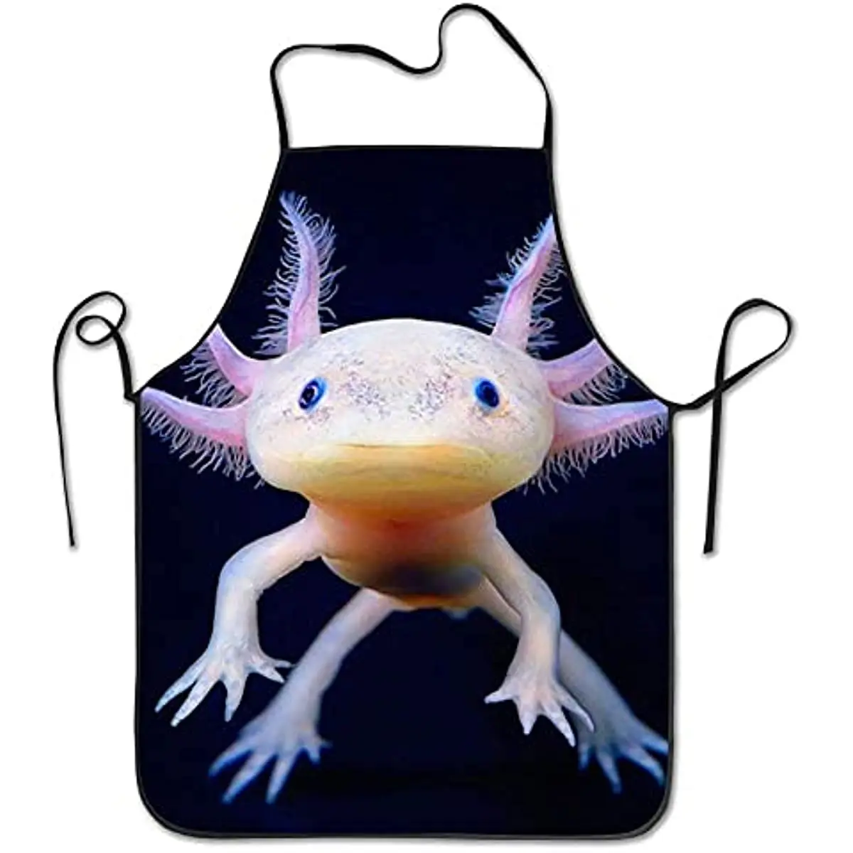 

Axolotl Beautiful Funny Kitchen Aprons Cooking Apron100% Polyester Durable Comfortable Bib Chef Kitchen Aprons