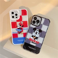 disney brand retro mickey and minnie couples angel eyes tpu phone case for iphone 7 8 plus xr xs xsmax 11 1213 pro max case