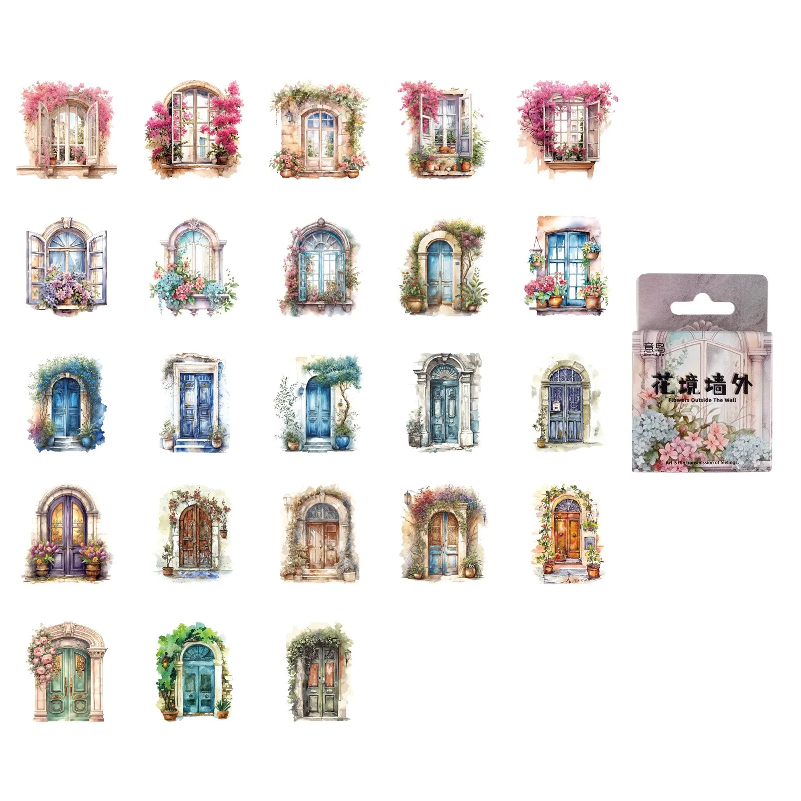 

Декоративные наклейки на окна Gimue