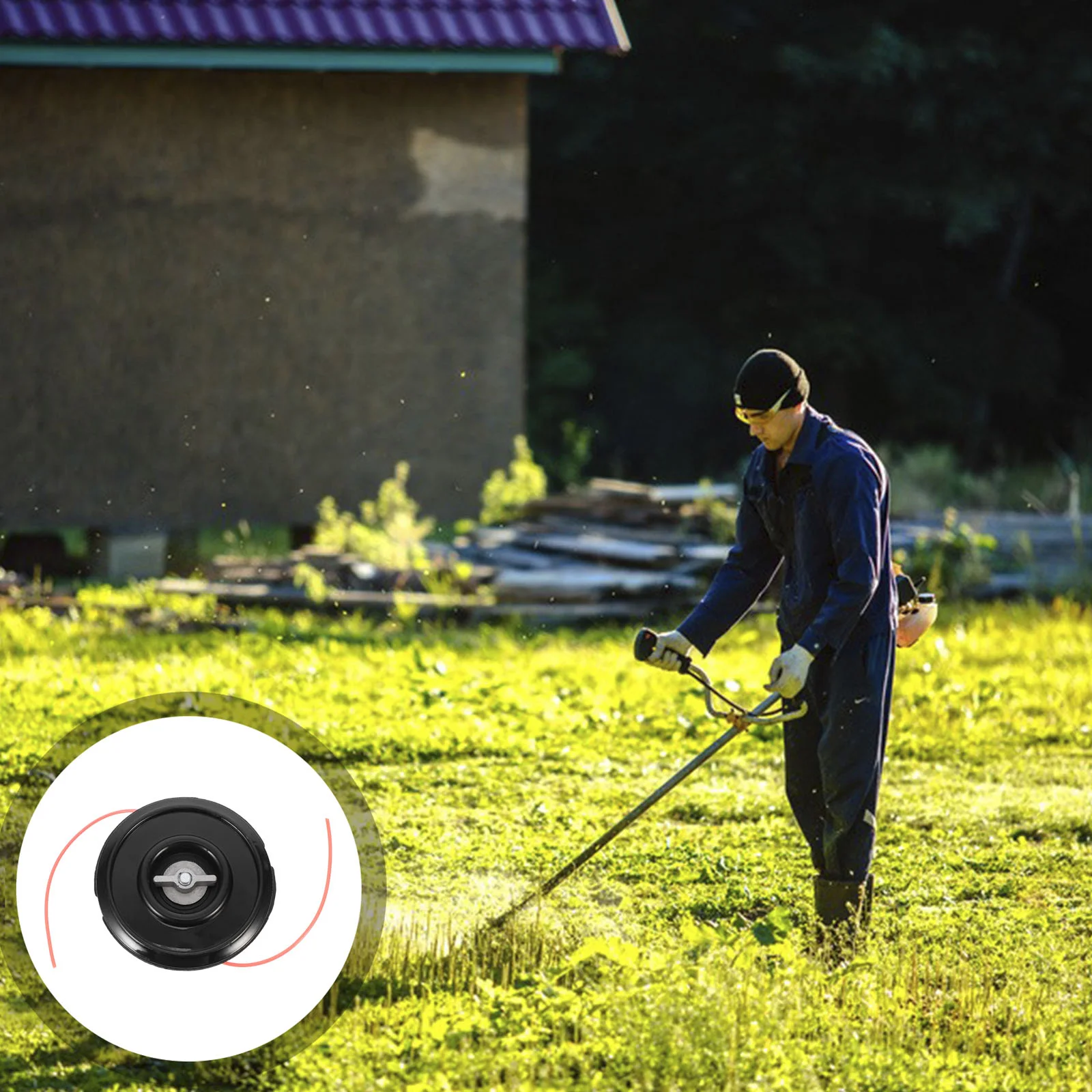 

Weeder Head Sturdy Durable Useful Weeder Accessories Lawn Lawn Mower Parts