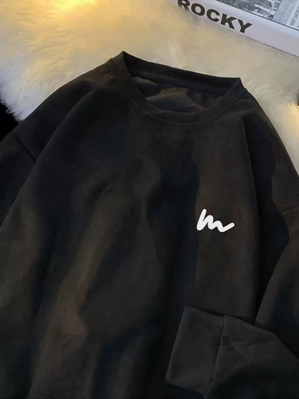 Торговый центр Cut the Tag off Outlets Counter Tail Goods ~ Весна и осень Новый топ из чистого хлопка