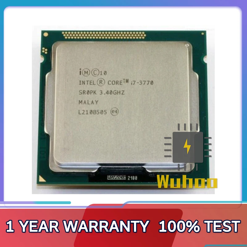 

Б/у процессор intel Core i7 3770 3,4 ГГц SR0PK четырехъядерный LGA 1155