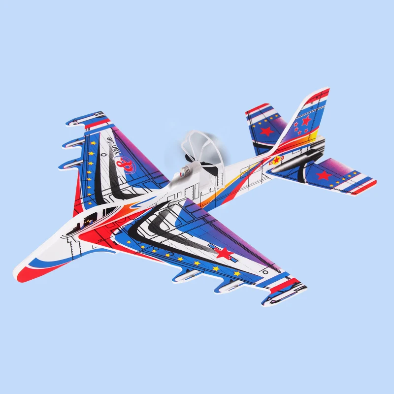 Новинка электрический ручной планер SU27 для бросания самолет из пенопласта со