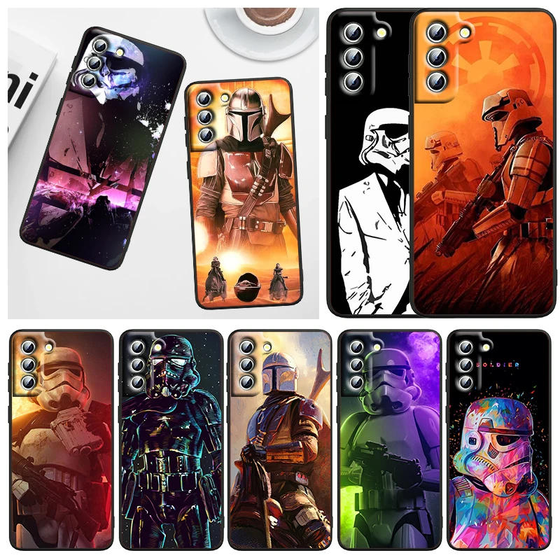 

Jedi Knight Star Wars Art For Samsung Galaxy S22 S21 S20 FE Ultra Pro Lite S10 5G S10E S9 S8 Plus S7 Edge Black Soft Phone Case