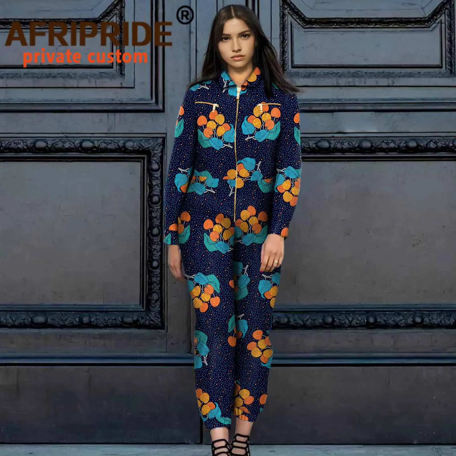 

Комбинезон женский, батик, батик, в африканском стиле, свободный, Повседневный, с принтом, A2029002