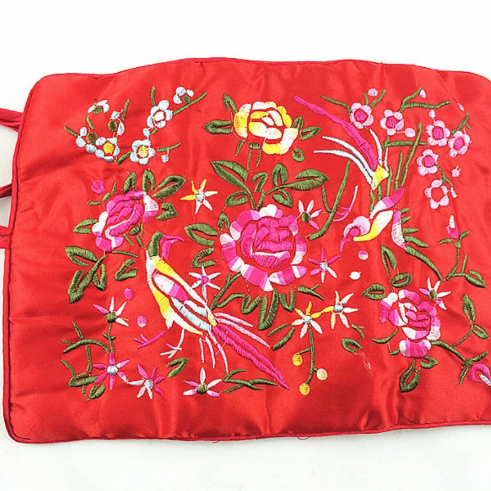 Оптовая продажа китайская ветровая шелковая парча дорожная рулонная сумка для