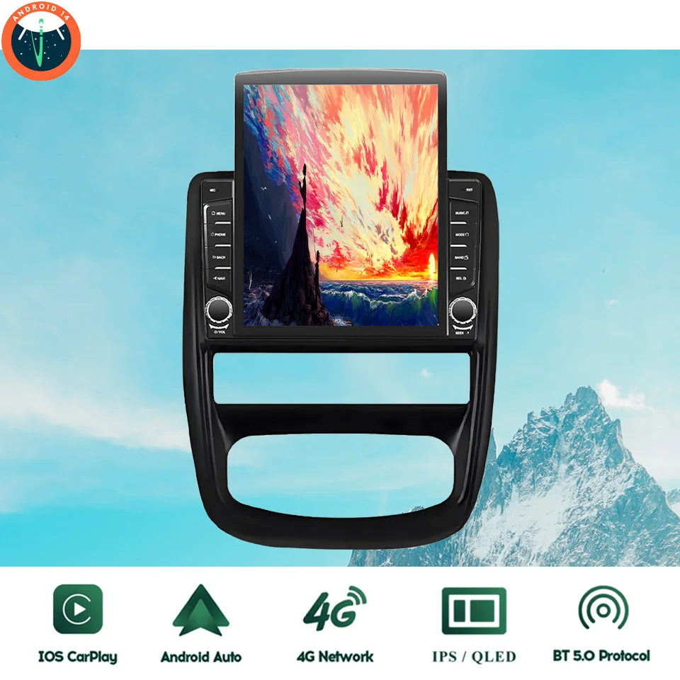 

Для Renault Duster 2010-2015 Carplay Android Auto Автомобильное авторадио Стерео DVD HU Головное устройство GPS-навигационная лента 4G Lte WiFI