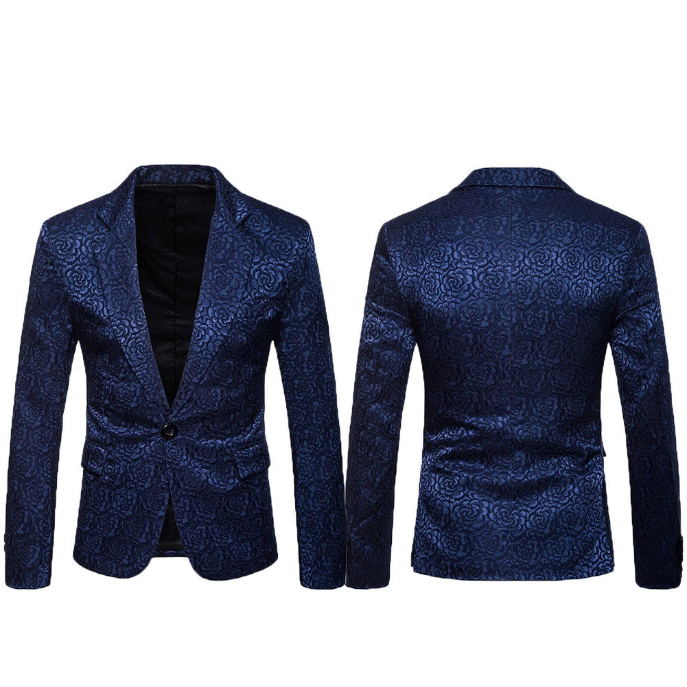 

Fashion Men Shiny Blazers Gold Glitter Suit Jackets Male Nightclub One Button Suit Blazer DJ Stage Blazers
