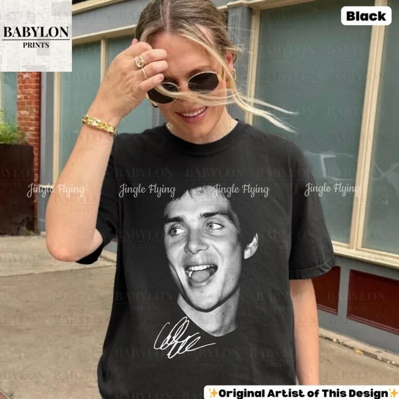 Футболка в стиле ретро толстовка рубашка I Love Cillian Murphy Ireland